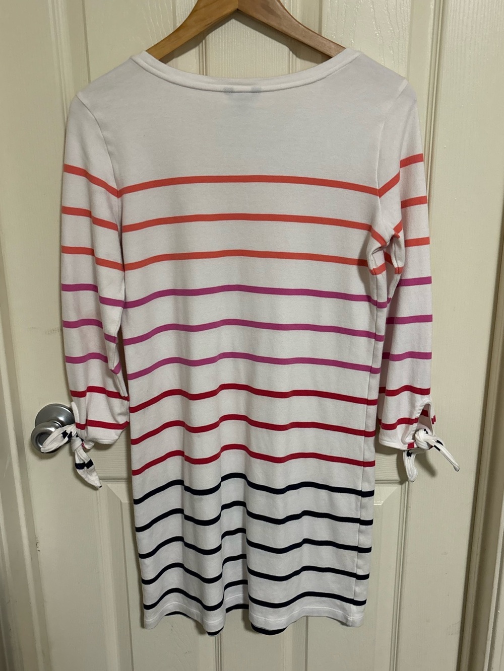 Striped Cotton Boatneck Dress Summer Capsule Nautica Medium - Picture 7 of 8